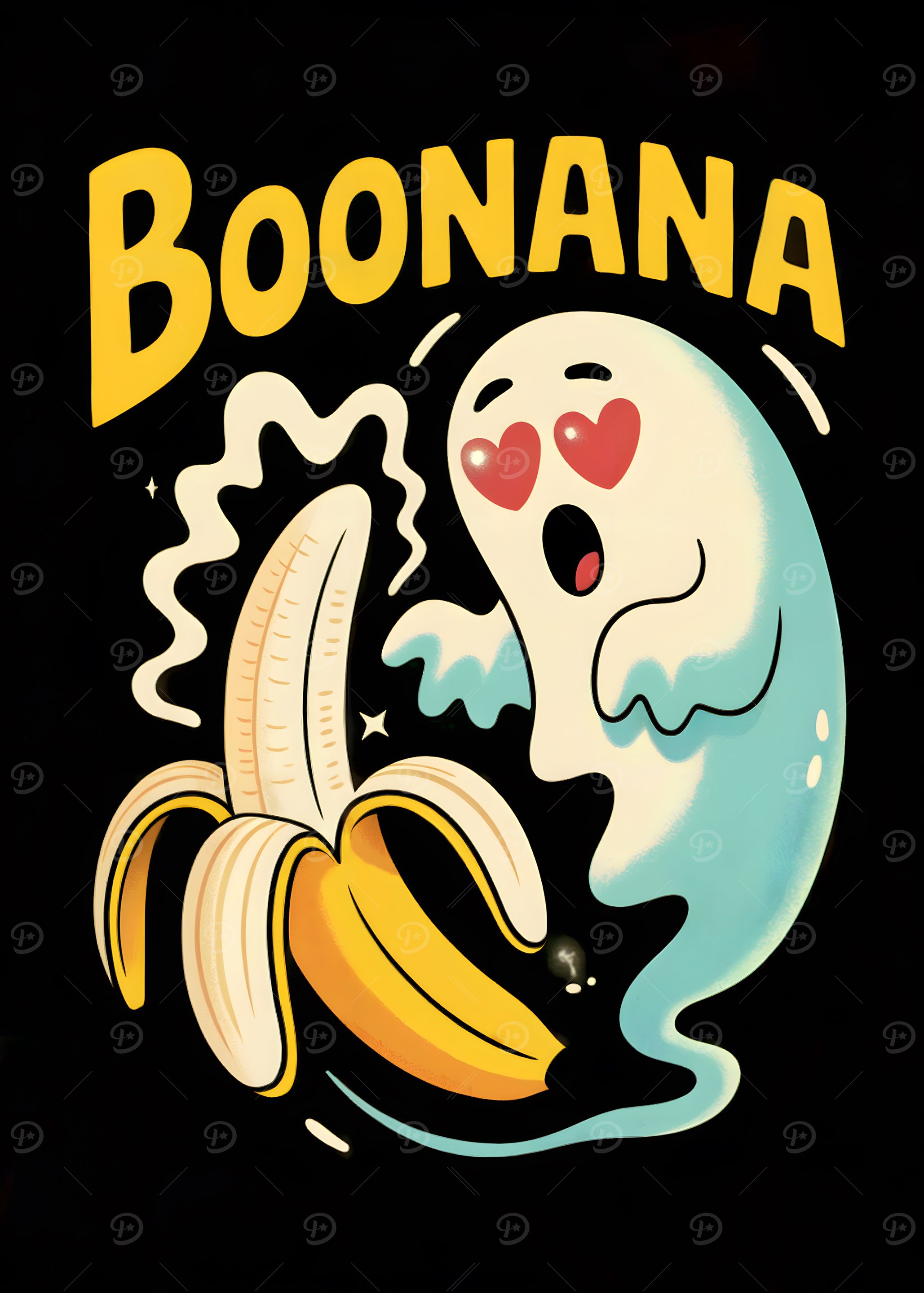 Boonana: Ghost and Banana Cartoon