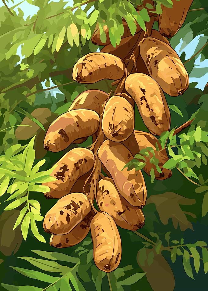 Cluster of Fruits on a Tree