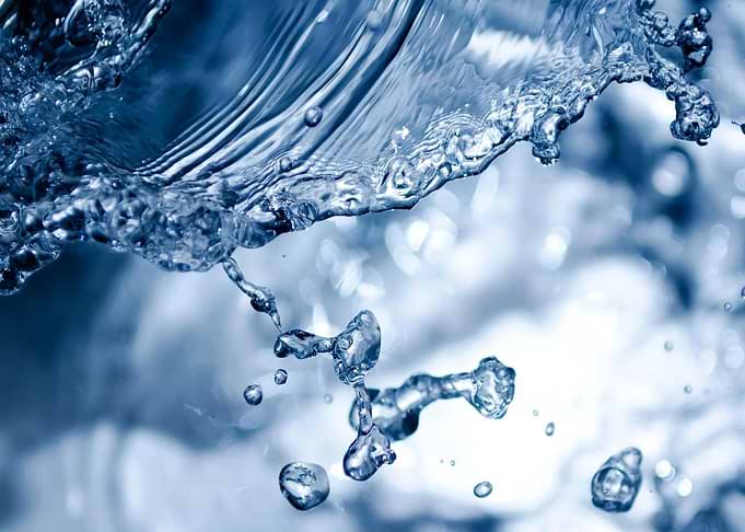 Water Splash Close-Up
