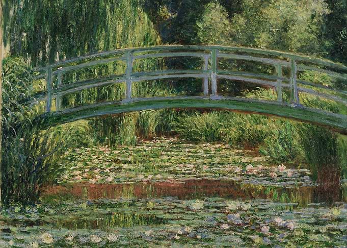 Monet's Bridge over Water Lilies