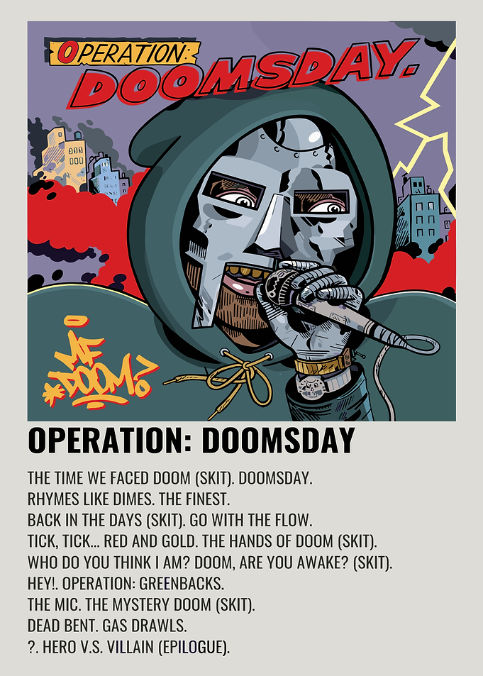MF DOOM Operation Doomsday Album Art