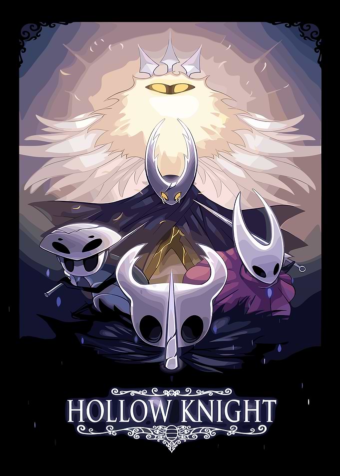 Hollow Knight Characters Poster