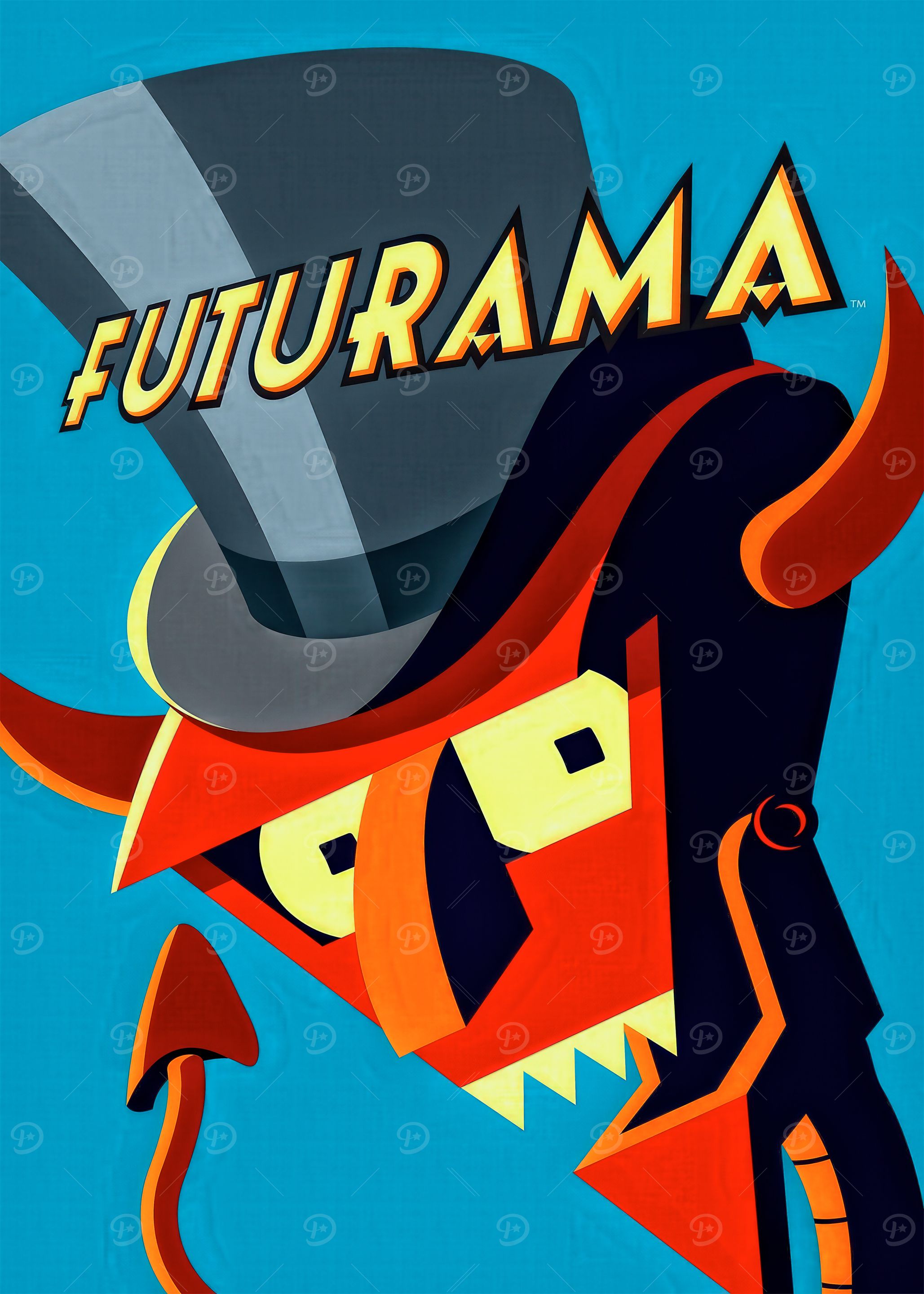 Futurama Robot Devil Art