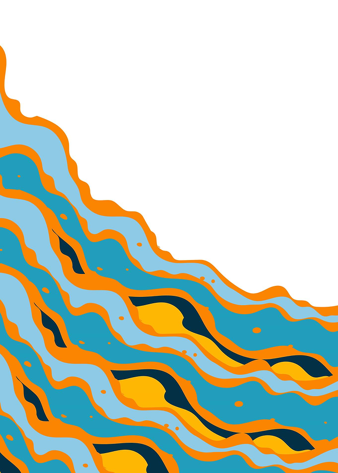 Abstract Waves Pattern