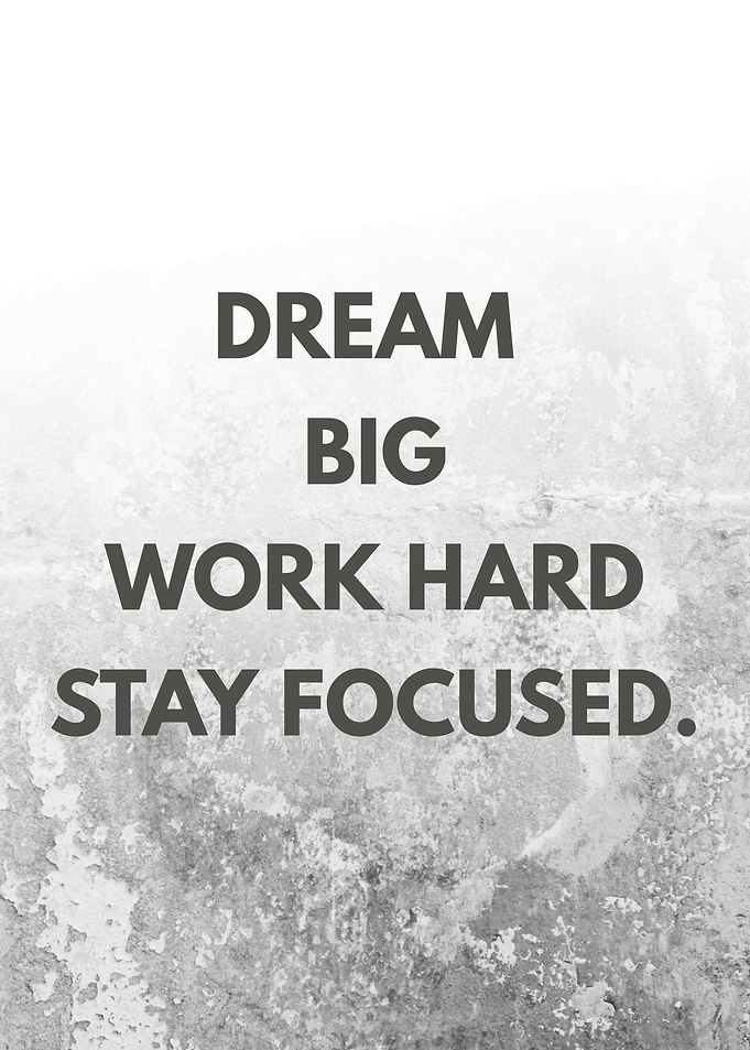 Dream Big Inspirational Quote