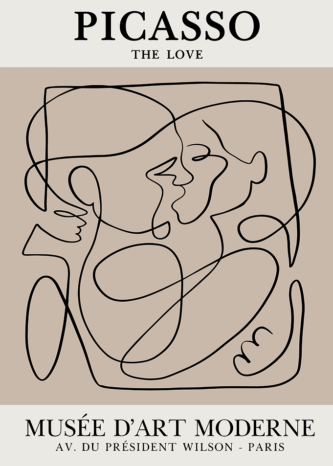 Picasso The Love Art Print