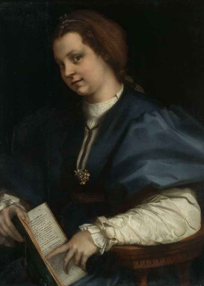 Portrait of a Woman with Book
