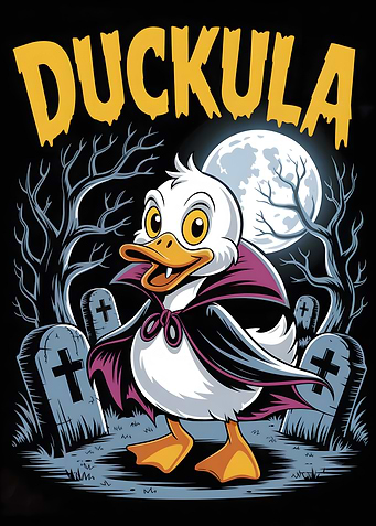 Duckula Cartoon Vampire Halloween