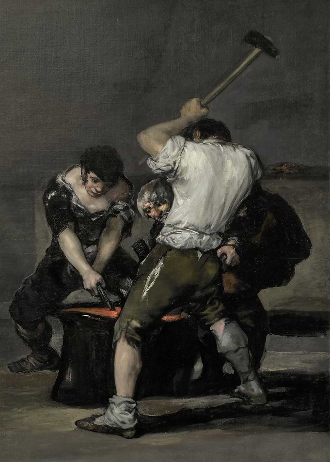 The Forge by Francisco Goya
