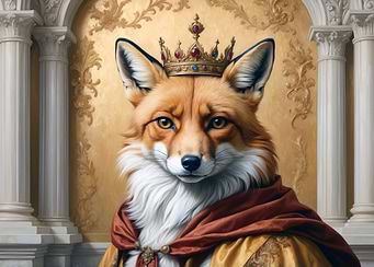 Fox King Portrait