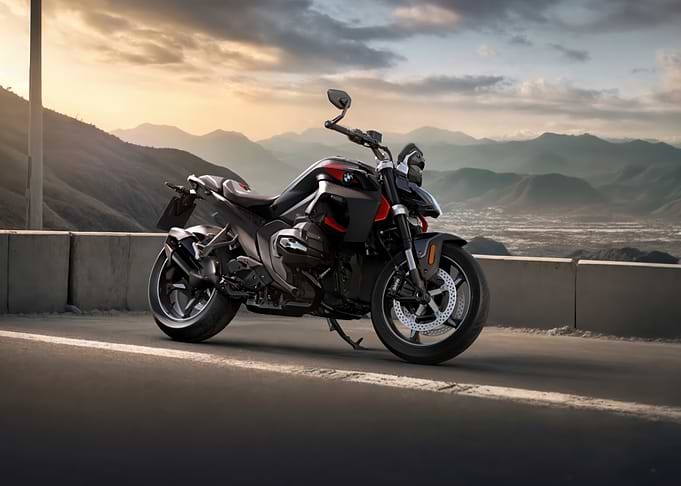 BMW R 1300 on Mountain Road