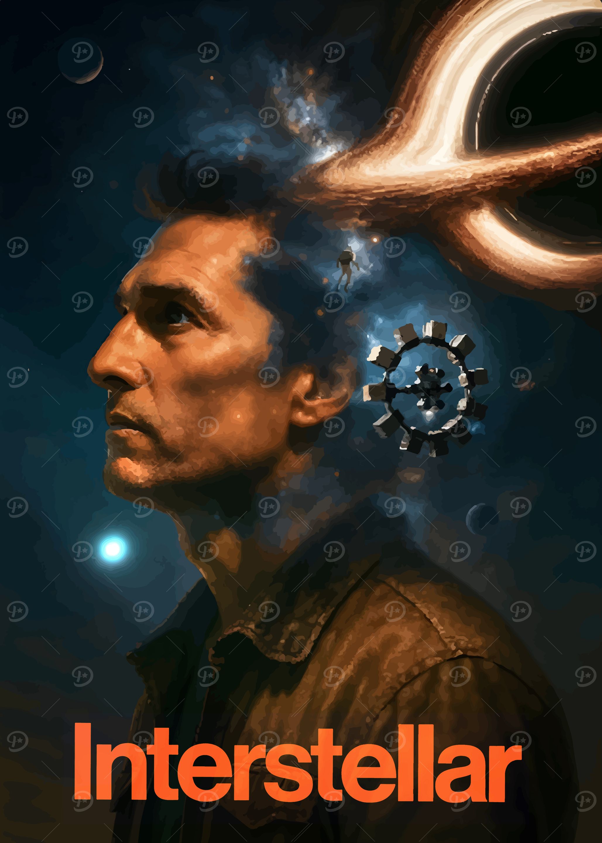 Interstellar Movie Poster Art