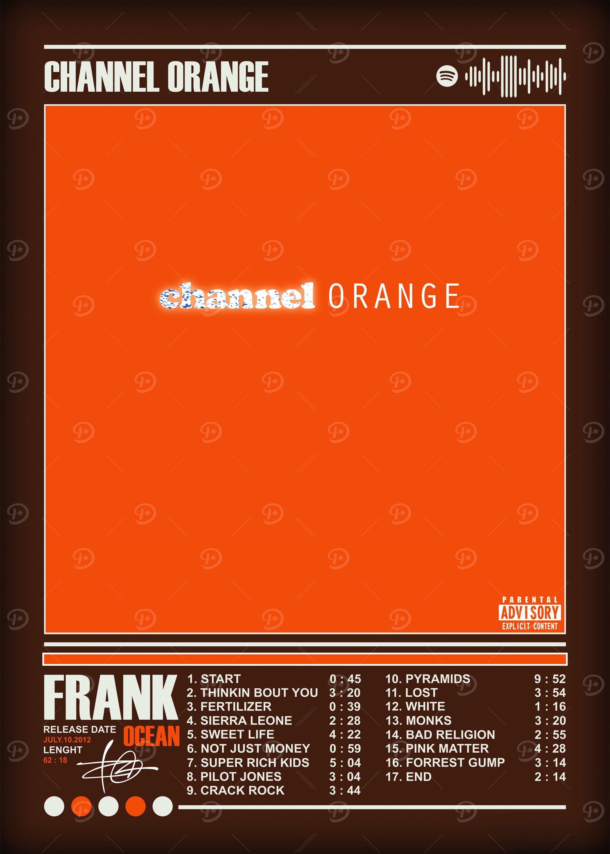 Frank Ocean - Channel Orange Album