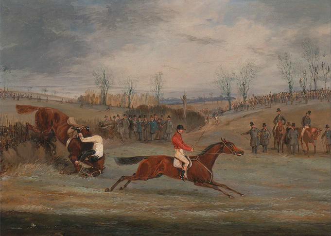 Horse Racing Accident Painting
