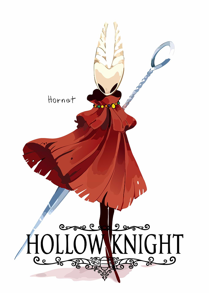 Hornet from Hollow Knight illustration