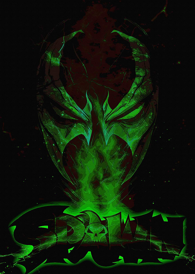 Spawn Green Mask Dark Art