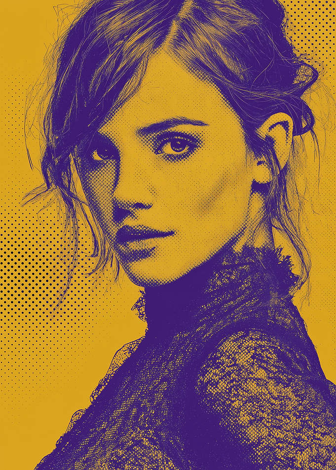 natalie portman in Pop Art Style