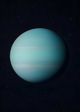 Uranus planet in space