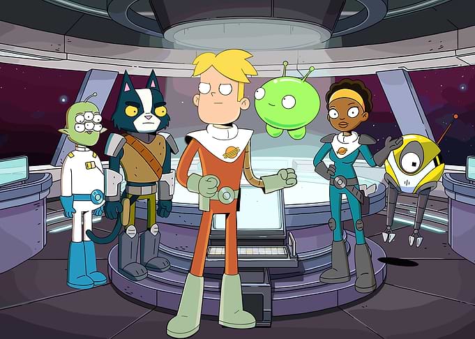 Final Space Cartoon Characters Group Shot