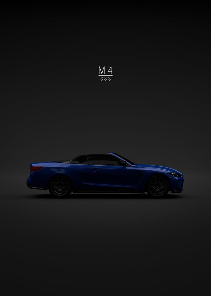 BMW M4 Convertible 2025 G83 Blue