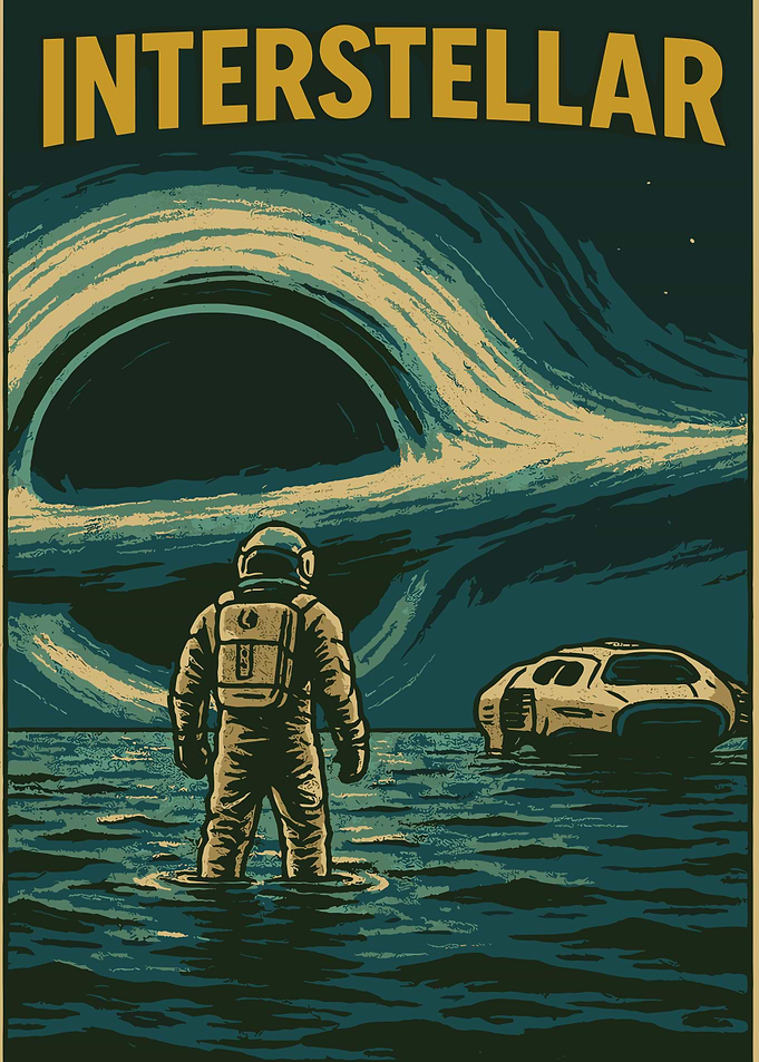 Interstellar Movie Poster Art