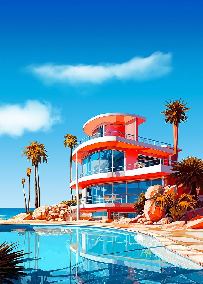 Orange Beach House with Swimming Pool