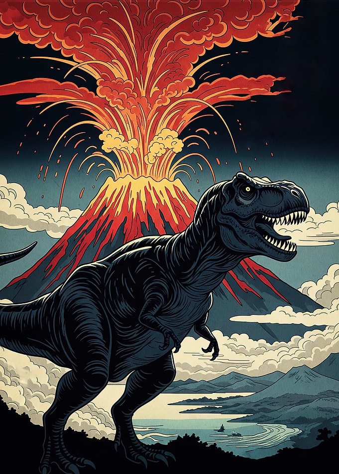 T-Rex Volcanic Eruption