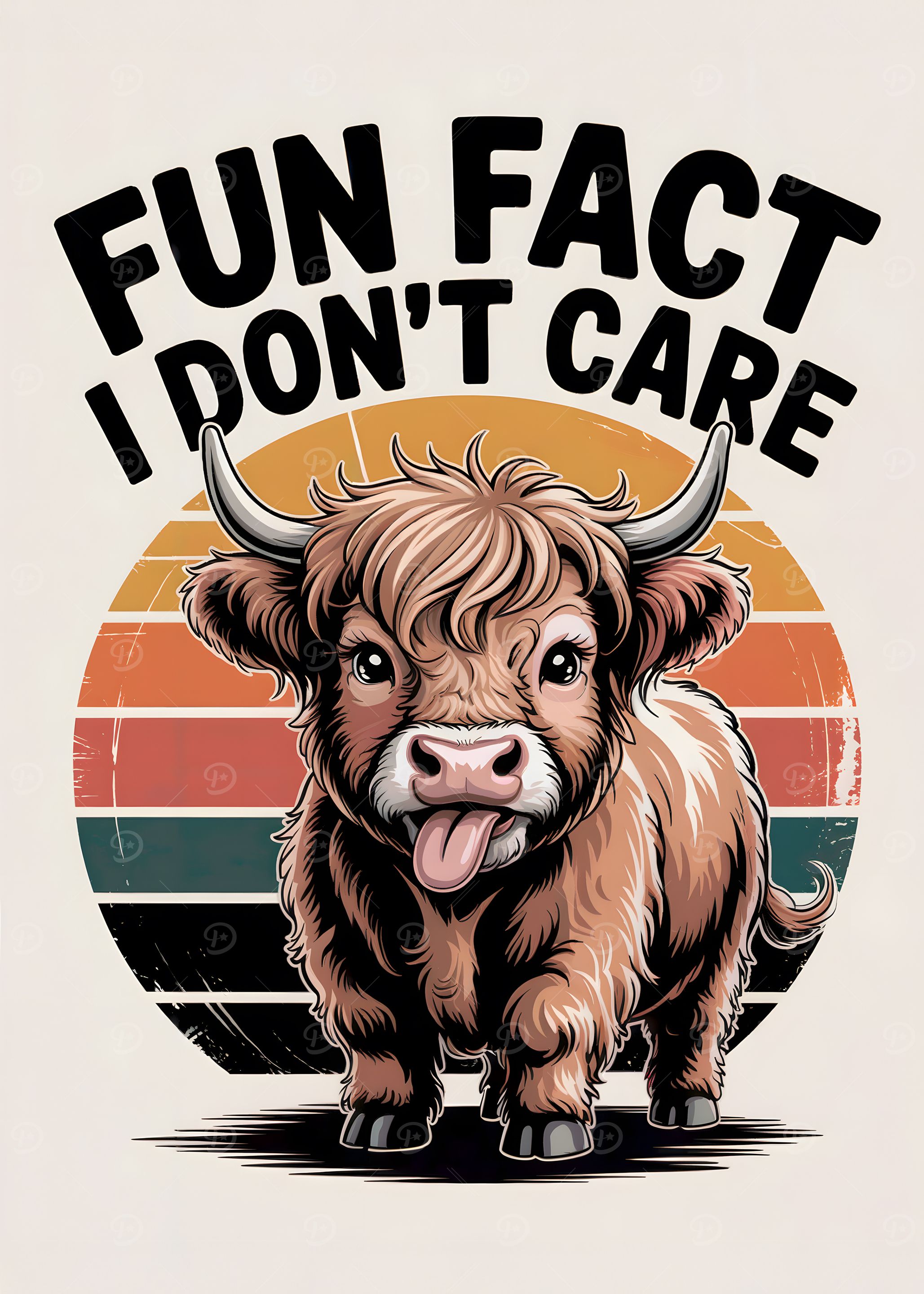 Fun Fact I Don't Care Cow