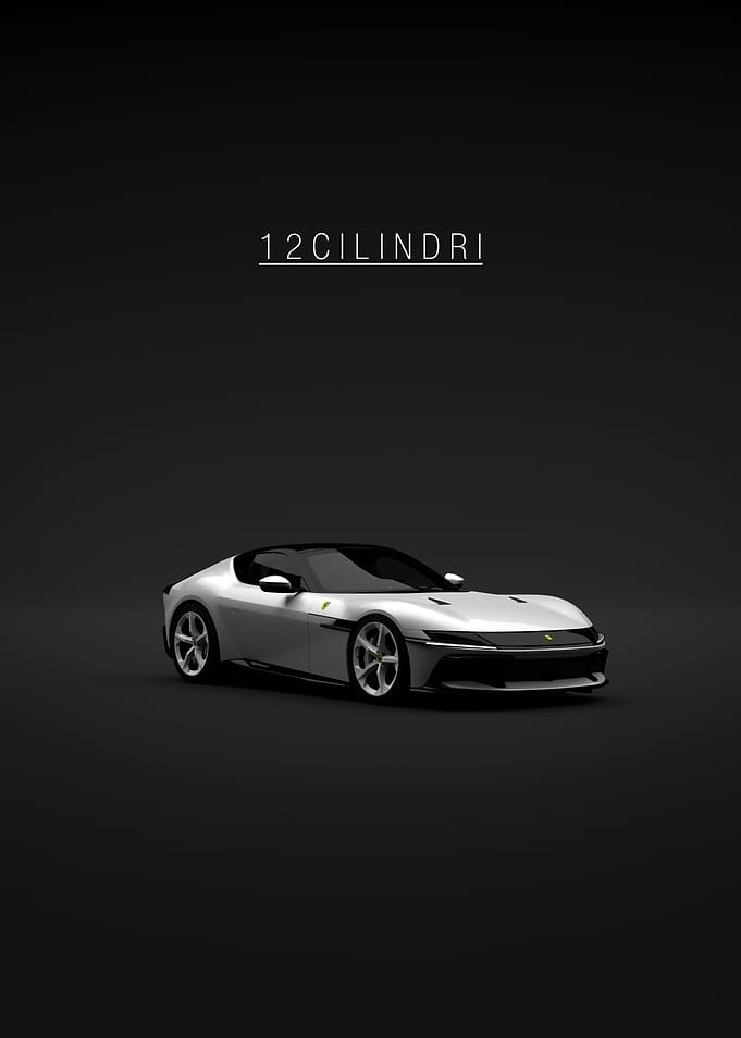 Ferrari 12Cilindri Car Studio Shot