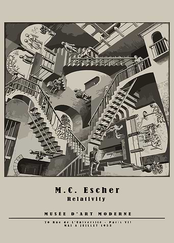 M.C. Escher Relativity Art Print