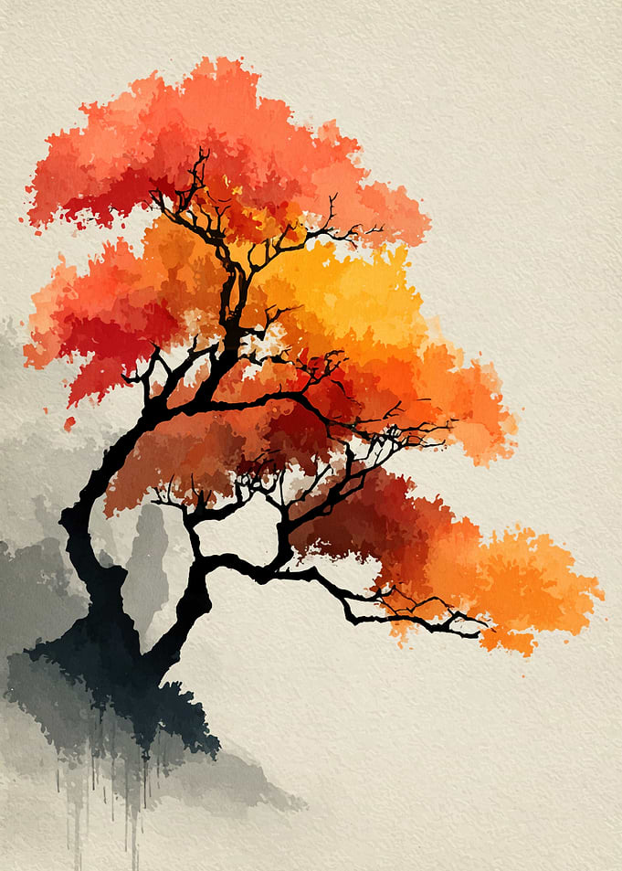 Autumn Tree Painting