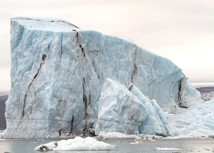 Majestic Iceberg in Cold Waters