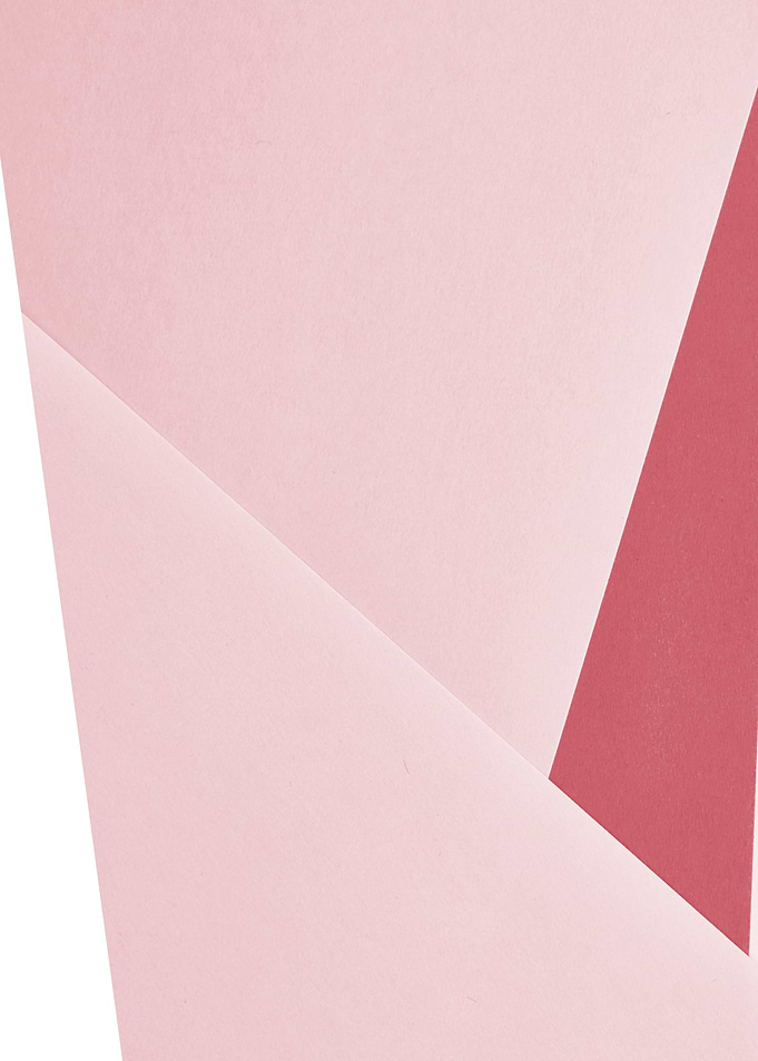 Abstract Pink Geometric Shapes