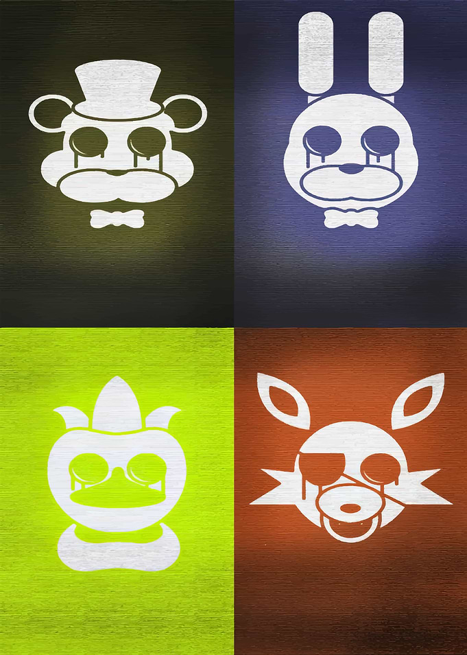 Five Nights at Freddy's Character Silhouettes