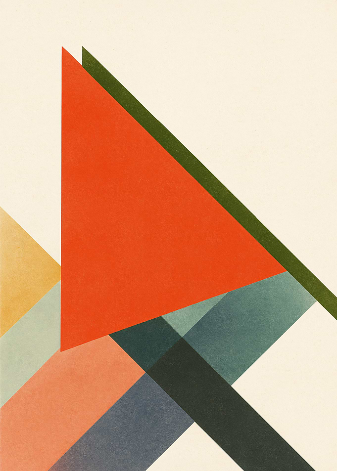 Abstract Geometric Composition with Triangles
