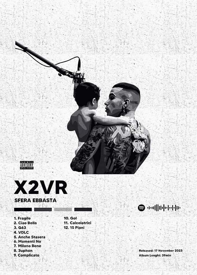 Sfera Ebbasta X2VR Album Cover