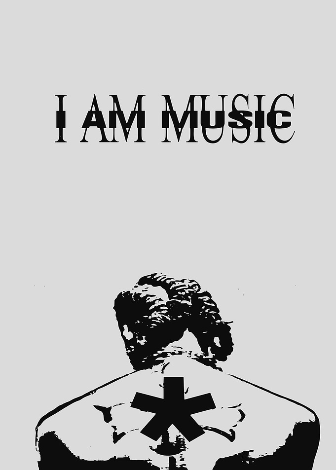 I am Music - Abstract Poster