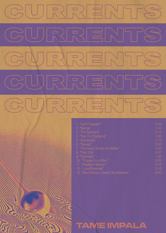 Tame Impala - Currents Album Art