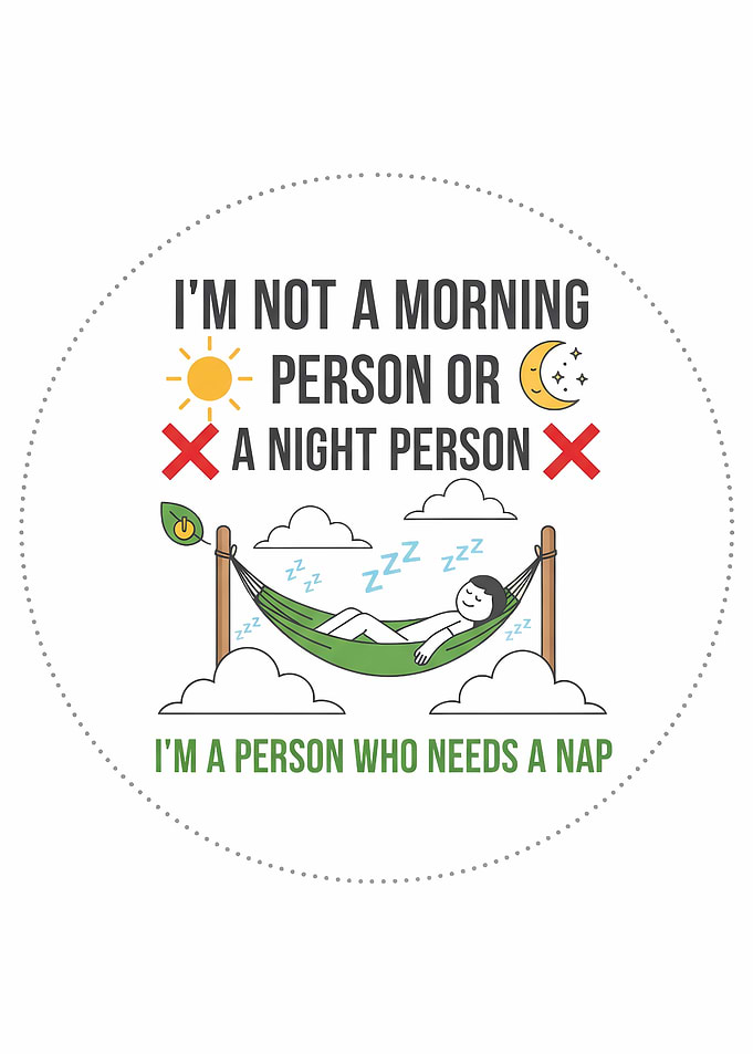 Nap Person Graphic