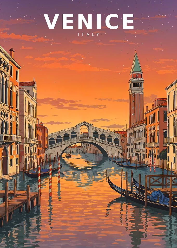 Italy Landscape Vintage Retro – Eternal City Nostalgia