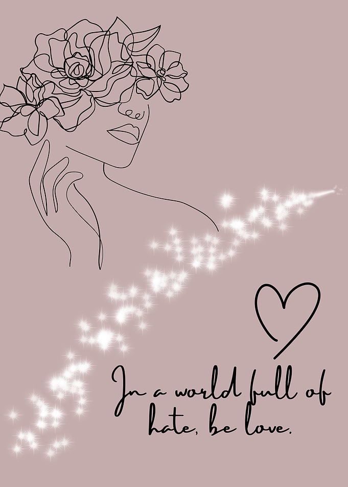 Be Love Minimalist Line Art