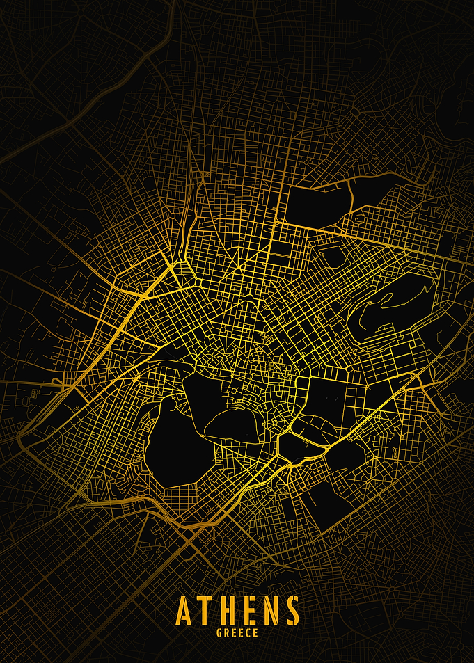 Golden Athens City Map