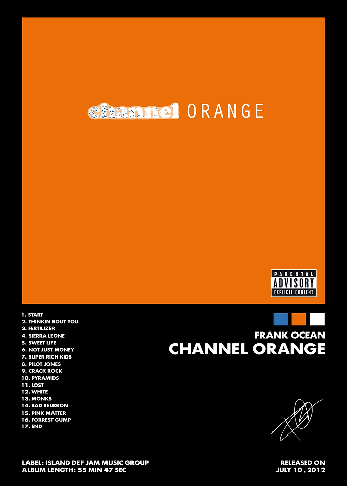 Frank Ocean - channel ORANGE