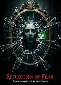 Reflection of Fear: Broken Mirror Portrait Halloween2025