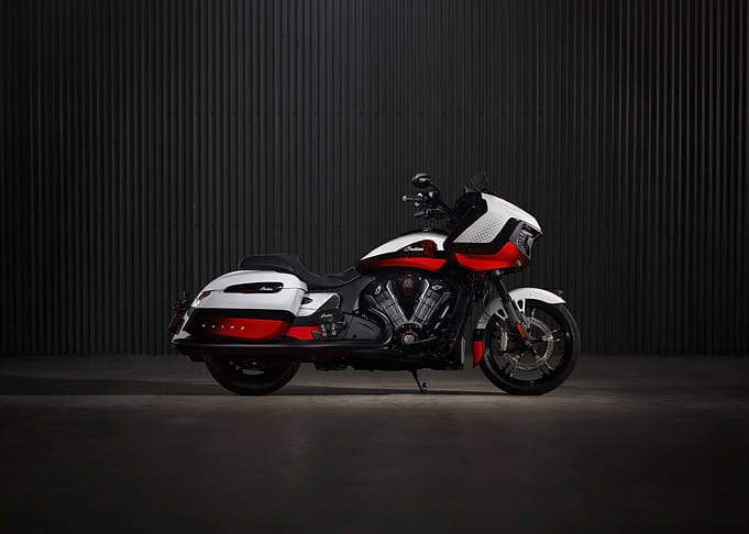 Indian Challenger Elite Motorcycle Studio Shot