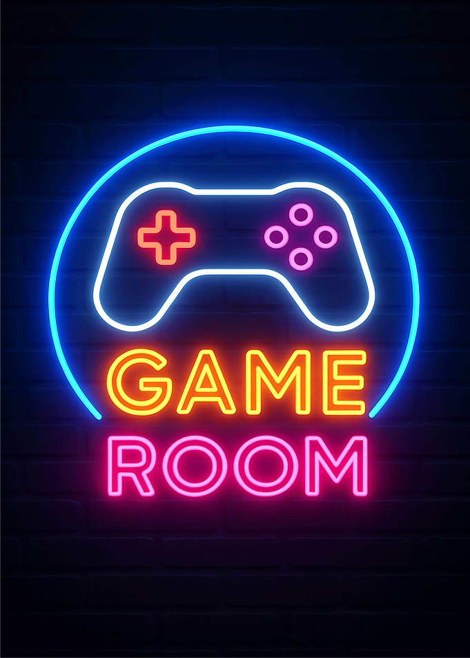 Game Room Neon Sign