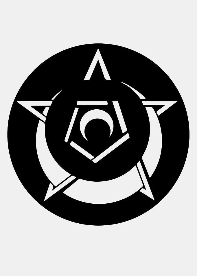 Mystical Pentagram Crop Circle