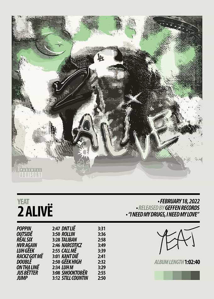 Yeat - 2 Alivë Album Cover