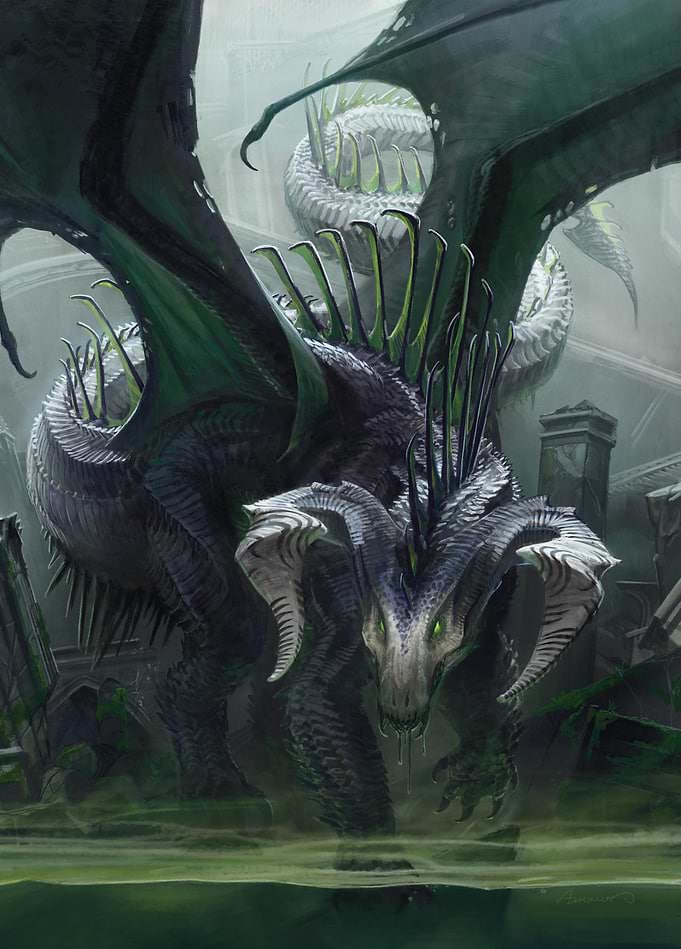 Black Dragon in Ruins