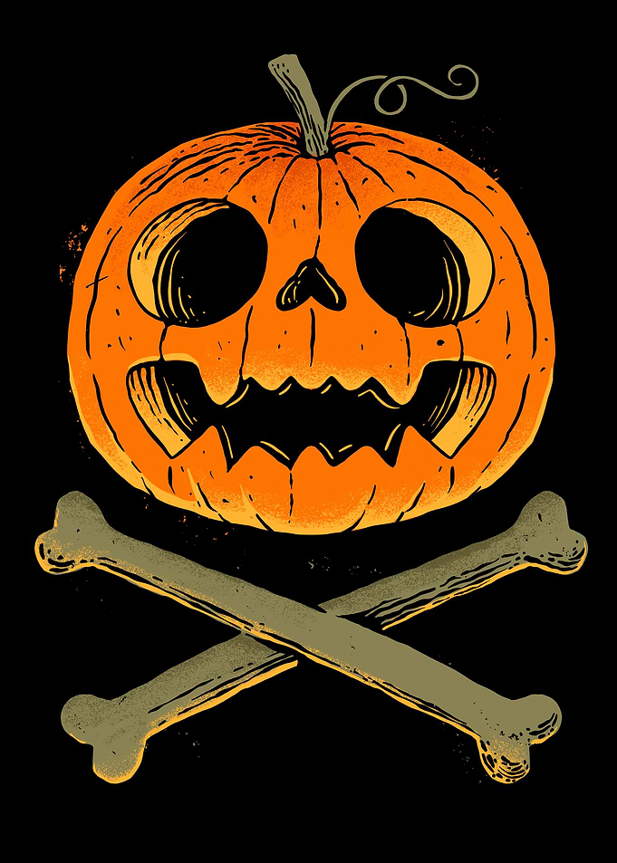 Pumpkin Skull